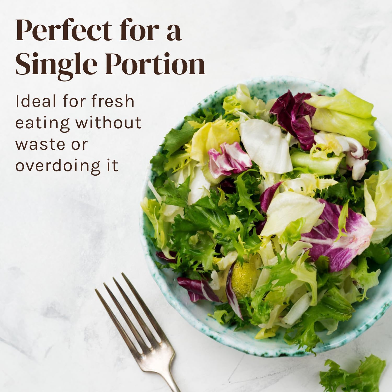 Mini Salad Spinner with Measuring Bowl