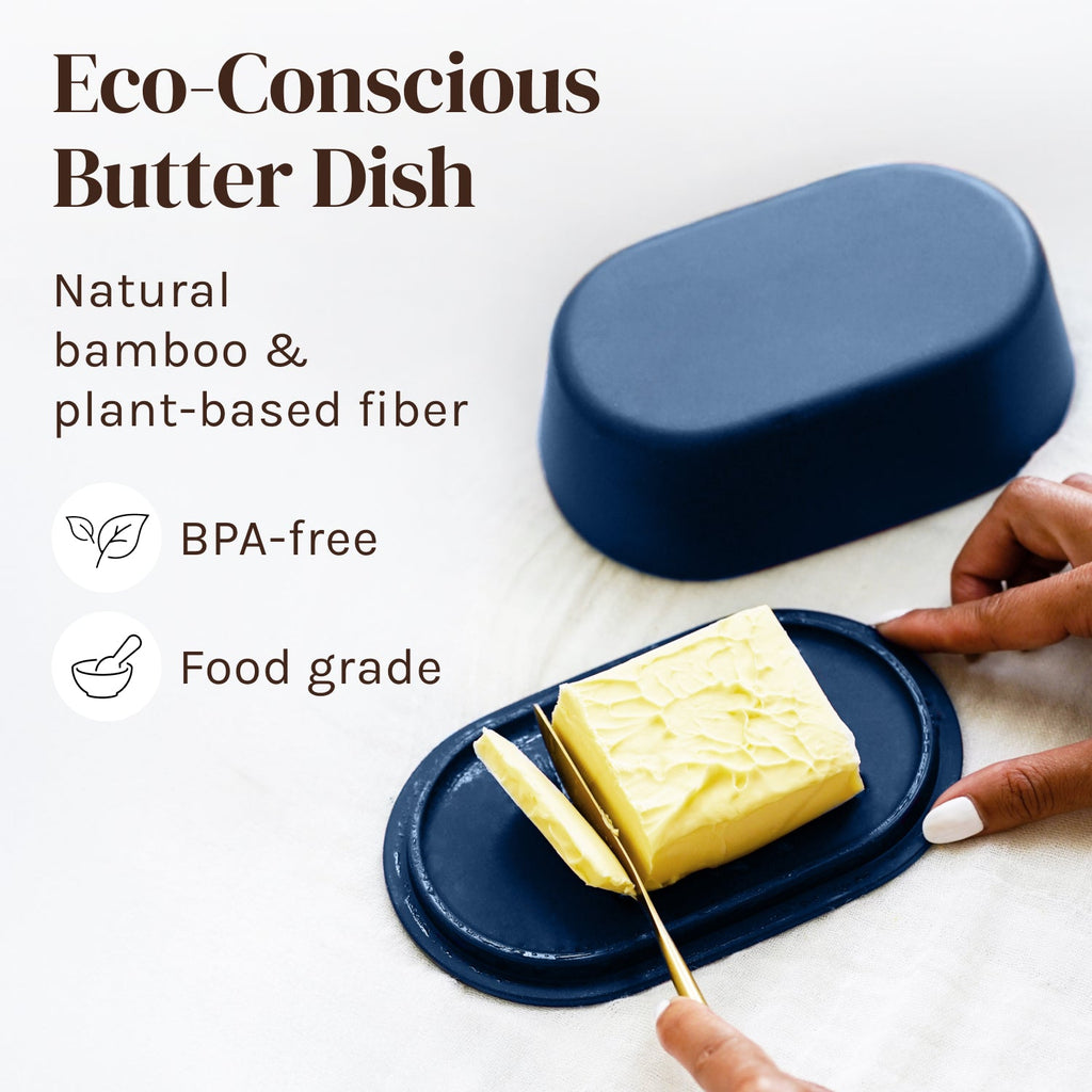 Bamboo Butter Dish with Lid