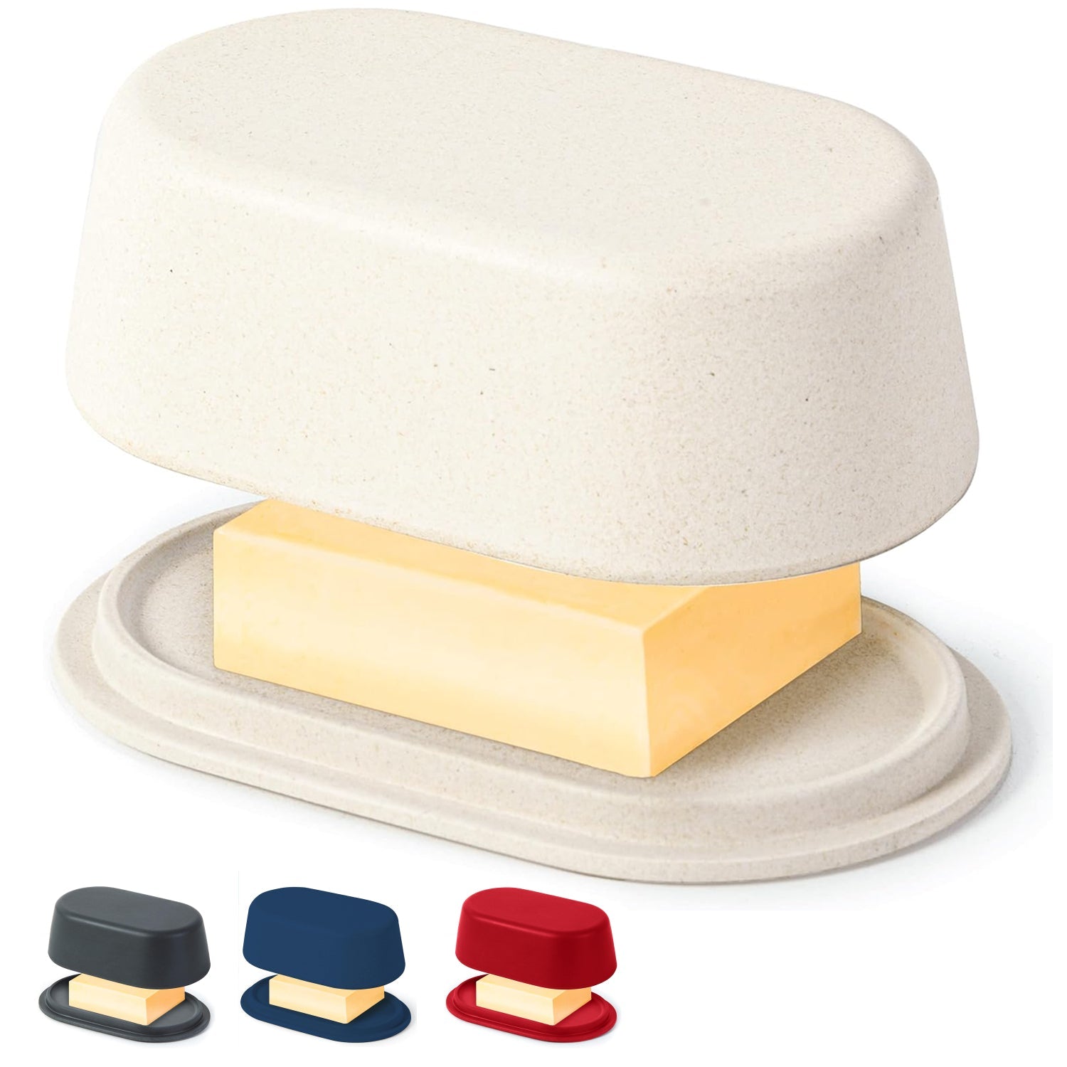 Bamboo Butter Dish with Lid