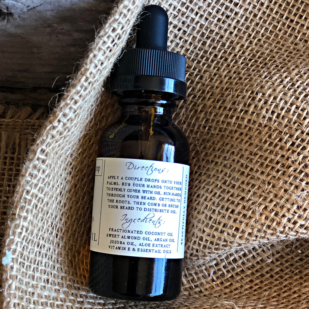 Creme de la Crop Beard Oil Argan Jojoba Moisturizing Beard Mustache