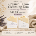Organic Tallow Cleansing Duo (2 Bars)