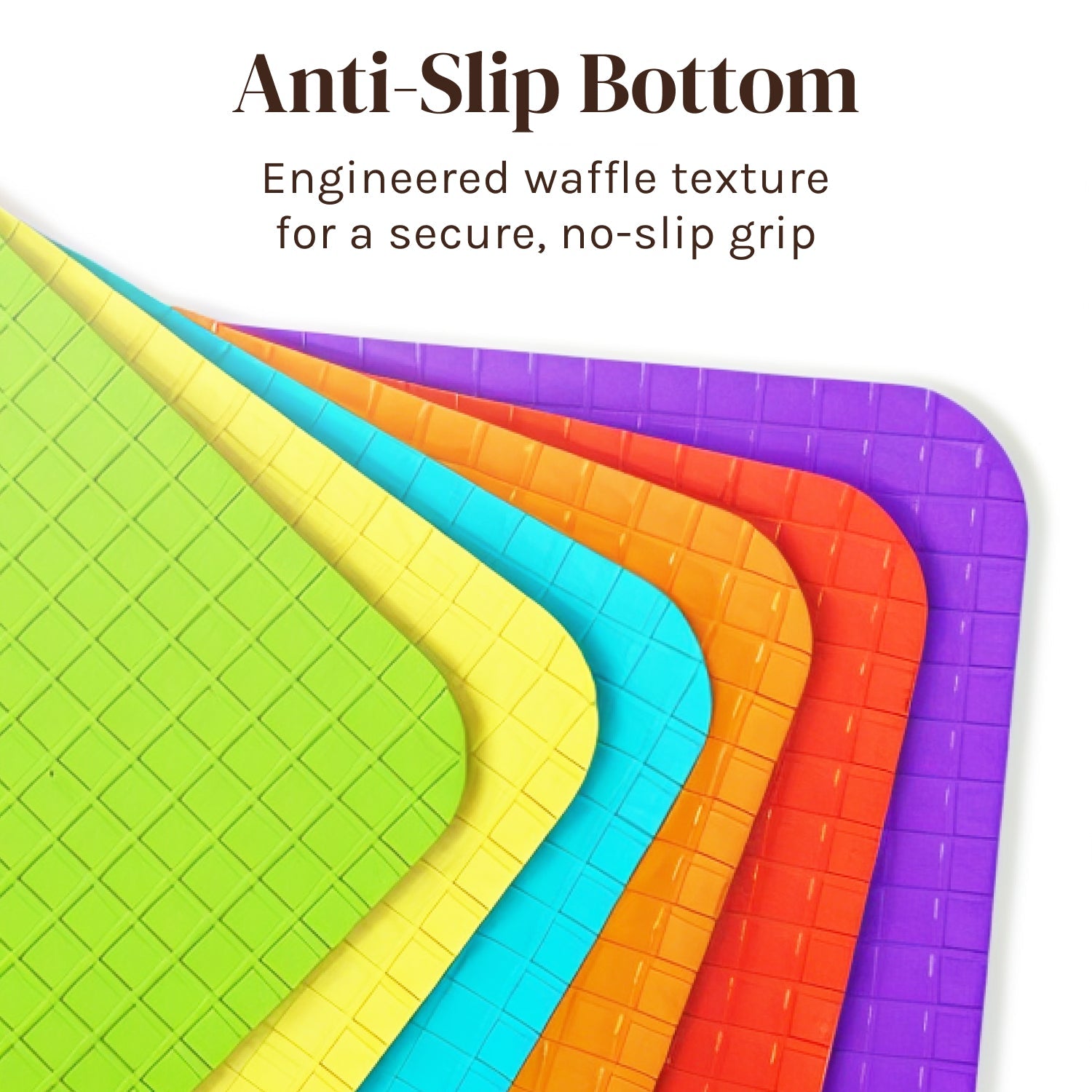 Flexible Cutting Board Mats with Food Icons