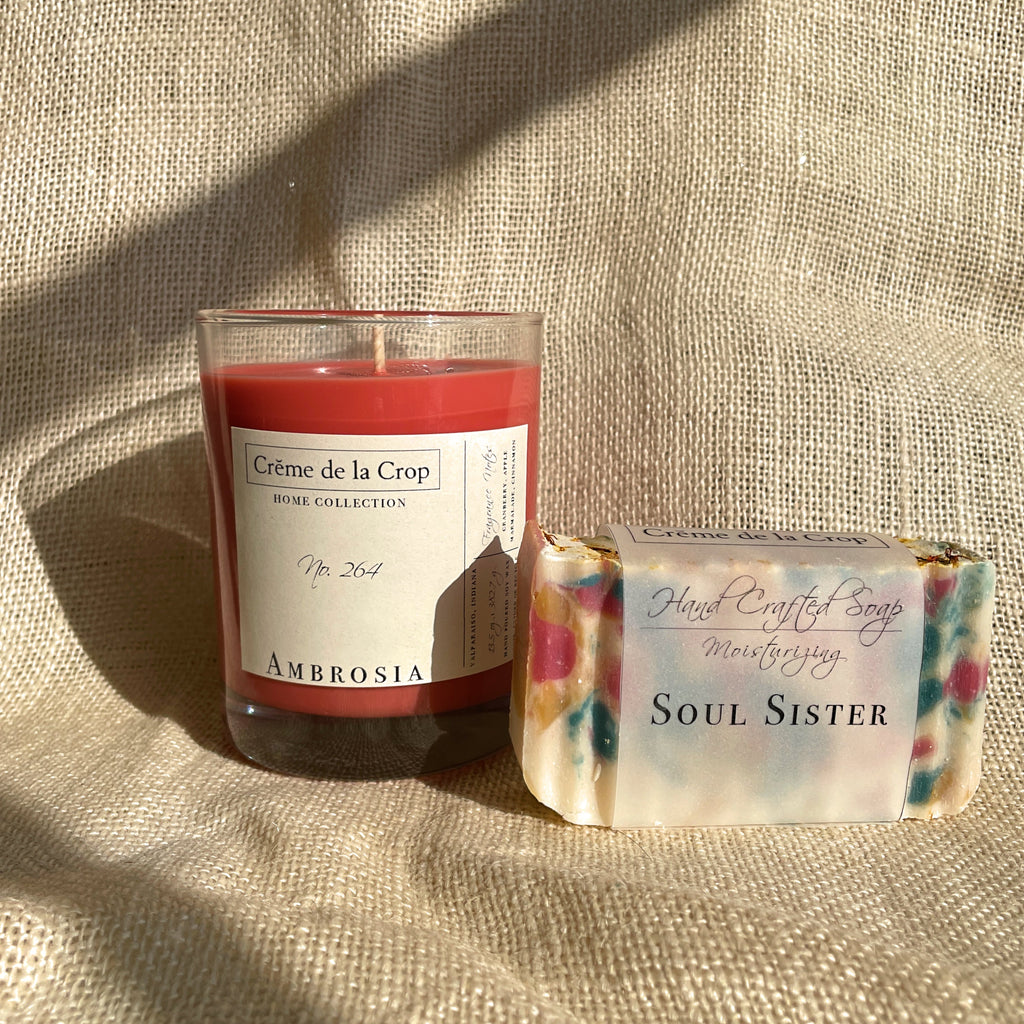Creme de la Crop Ambrosia Cranberry Apple Soy Candle 13.5 oz
