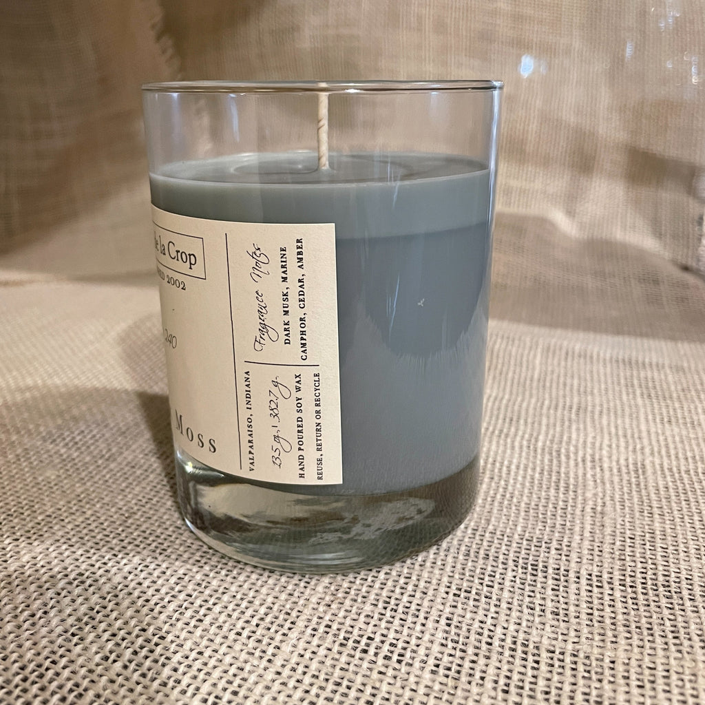Creme de la Crop Black Moss Marine Musk Soy Candle 13.5 oz