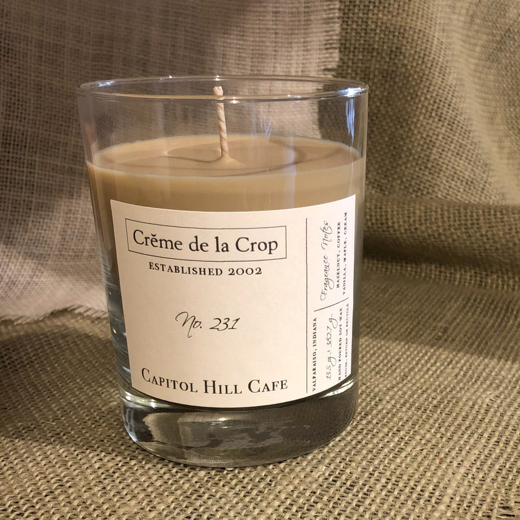 Creme de la Crop Capitol Hill Cafe Coffee Soy Candle 13.5 oz