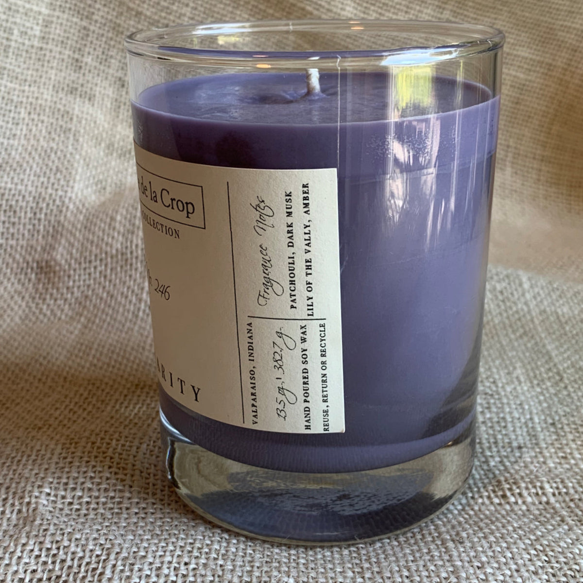 Creme de la Crop Charity Nag Champa Soy Candle 13.5 oz