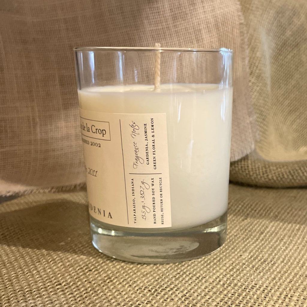 Creme de la Crop Gardenia Hand Poured Soy Candle 13.5 oz