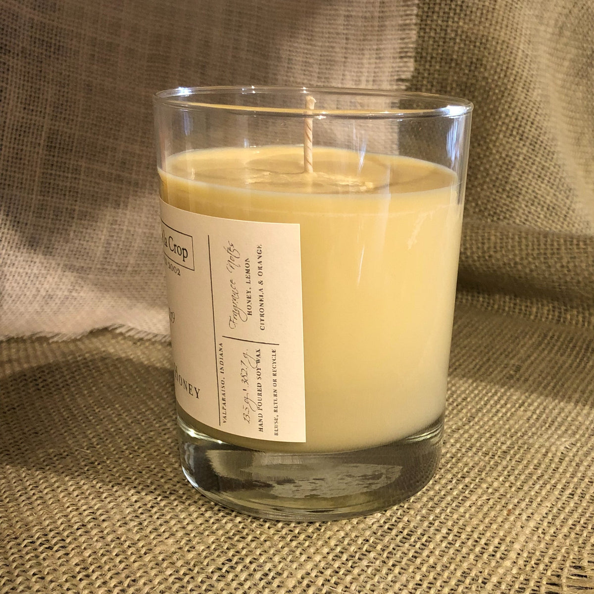 Creme de la Crop Limone Honey Lemon Soy Candle 13.5 oz