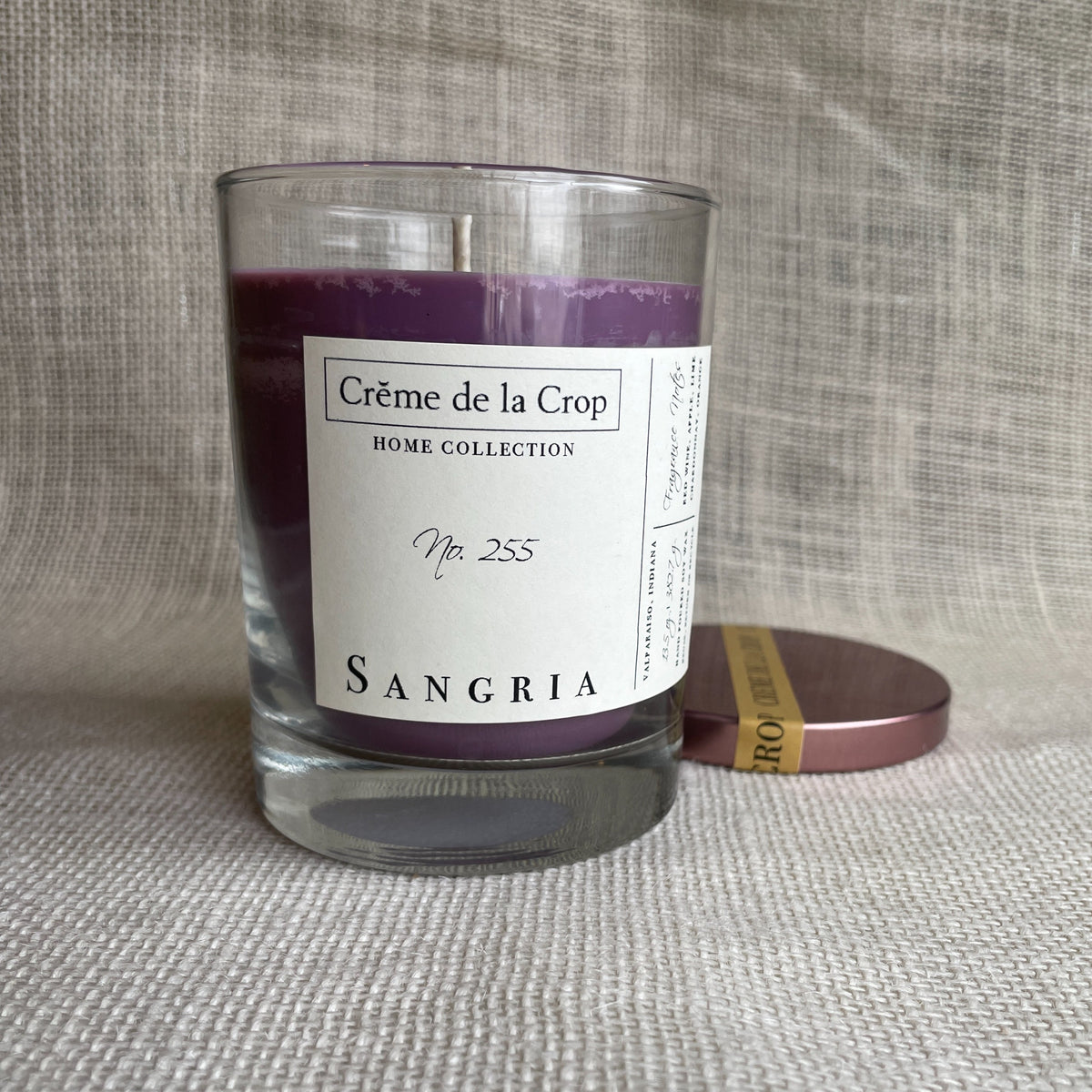 Creme de la Crop Sangria Red Wine Citrus Soy Candle 13.5 oz