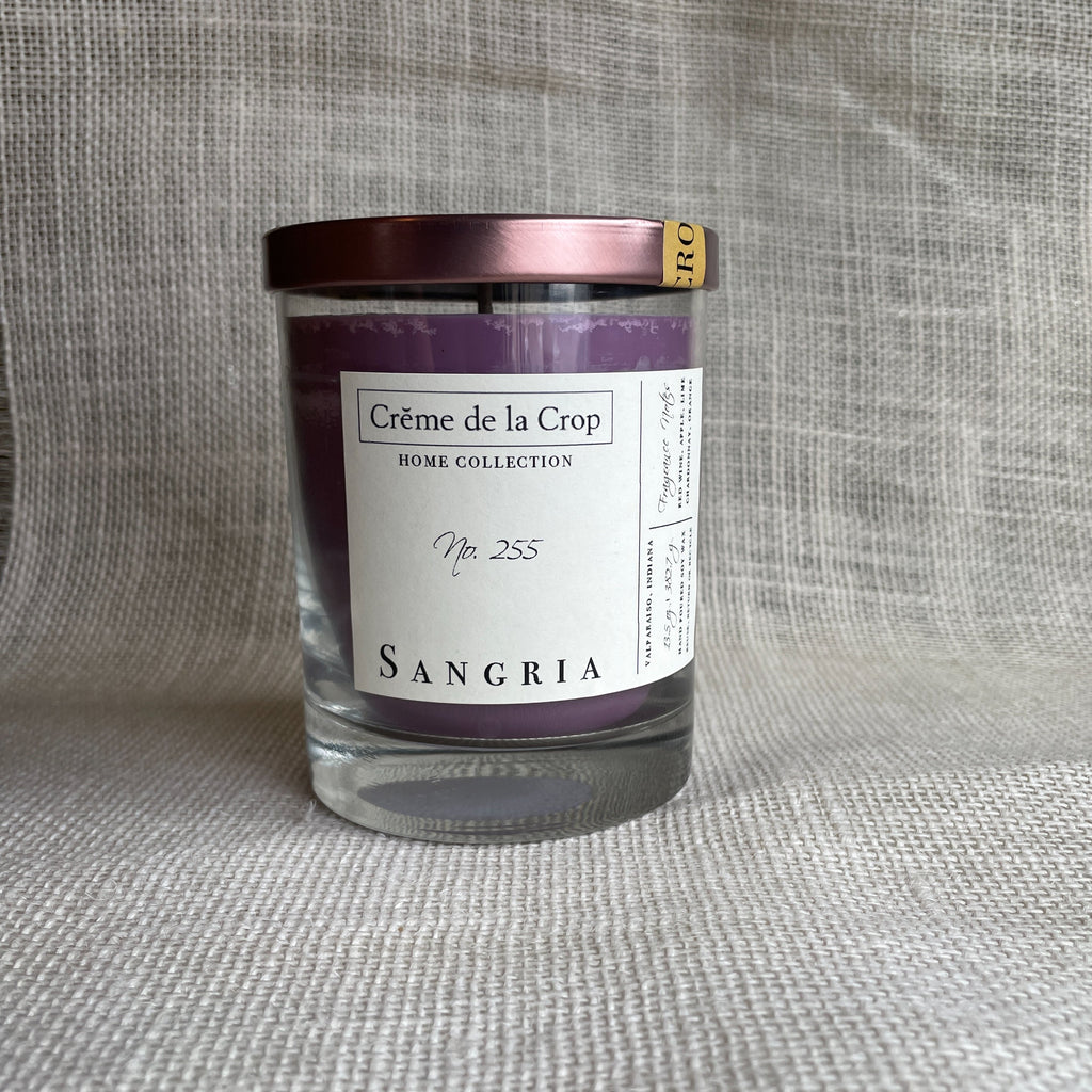 Creme de la Crop Sangria Red Wine Citrus Soy Candle 13.5 oz