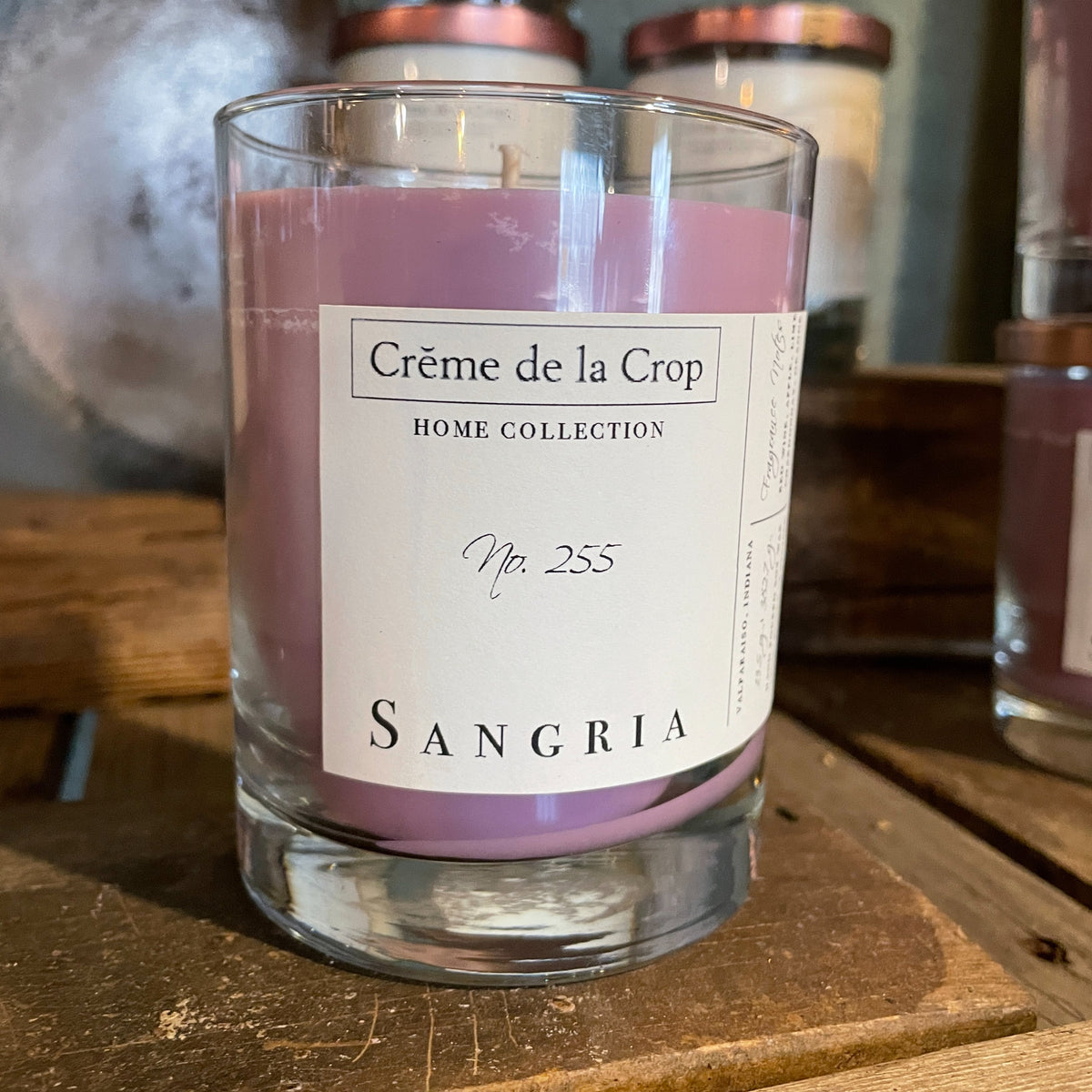 Creme de la Crop Sangria Red Wine Citrus Soy Candle 13.5 oz