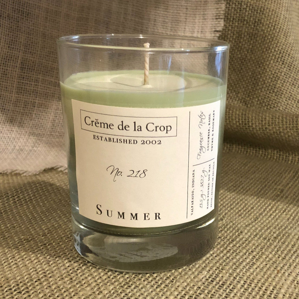 Creme de la Crop Summer Cucumber & Basil Soy Candle 13.5 oz