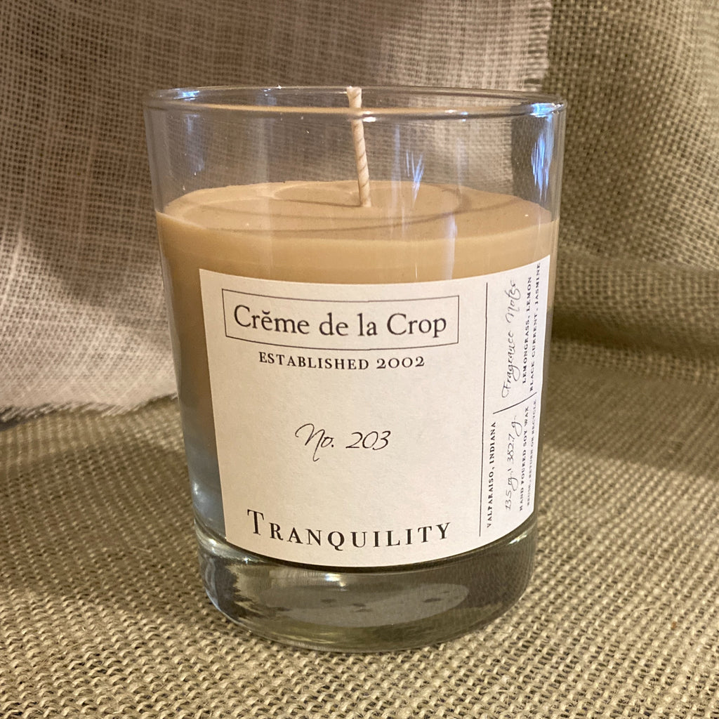 Creme de la Crop Tranquility Lemongrass Currant Soy Candle 13.5 oz