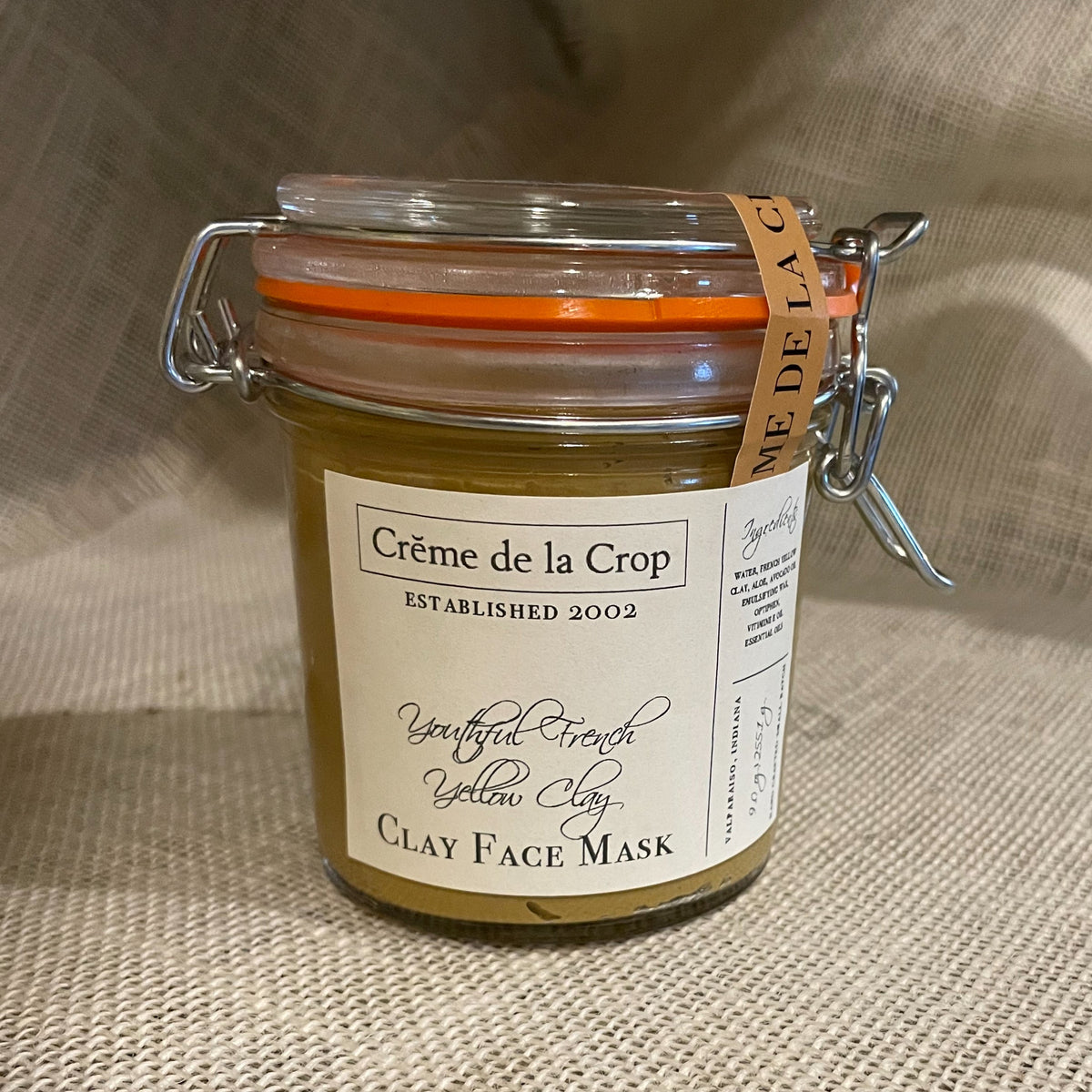Creme de la Crop Youthful French Yellow Clay Face Mask Frankincense