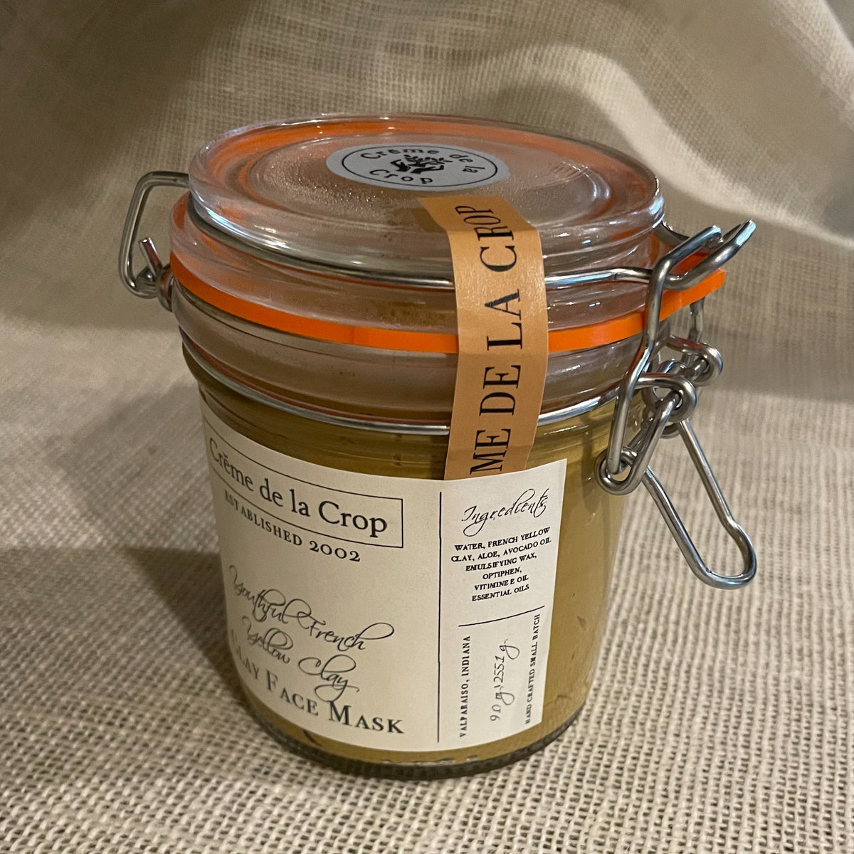 Creme de la Crop Youthful French Yellow Clay Face Mask Frankincense