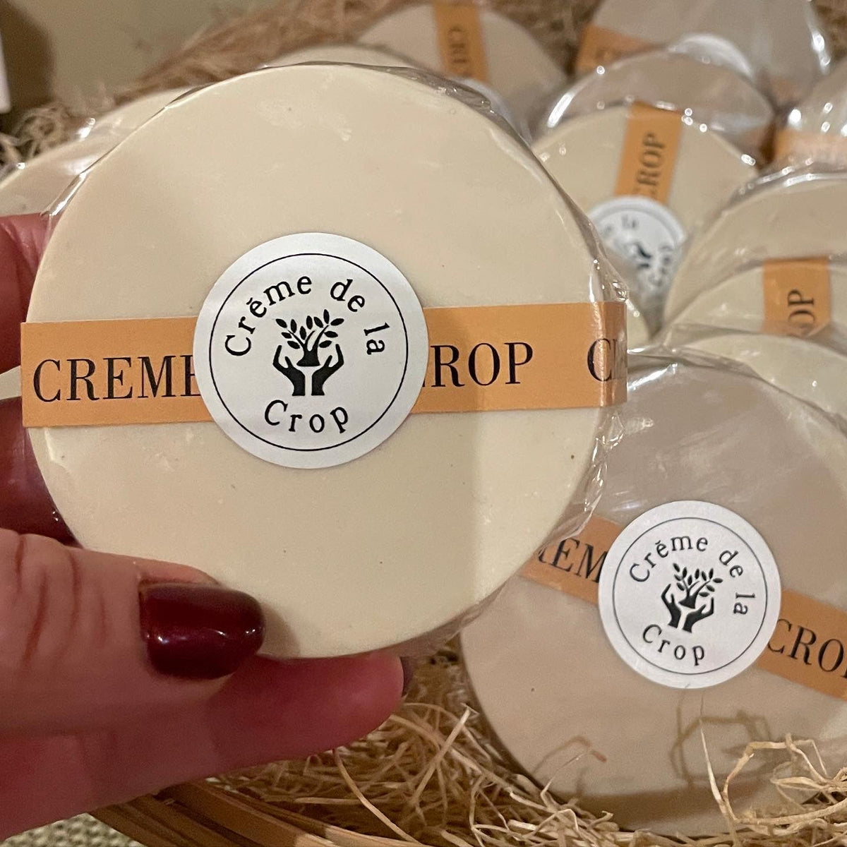 Creme de la Crop Sandalwood Shaving Soap Cocoa Butter Bentonite Clay