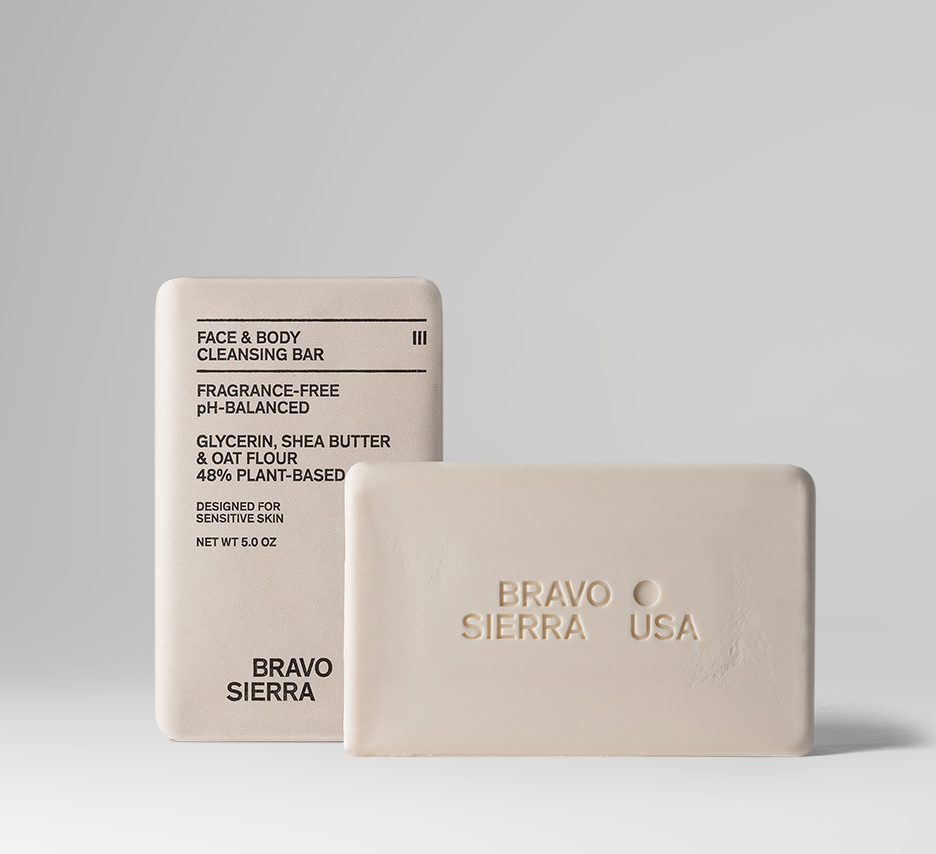 Bravo Sierra Fragrance-Free Face & Body Cleansing Bar