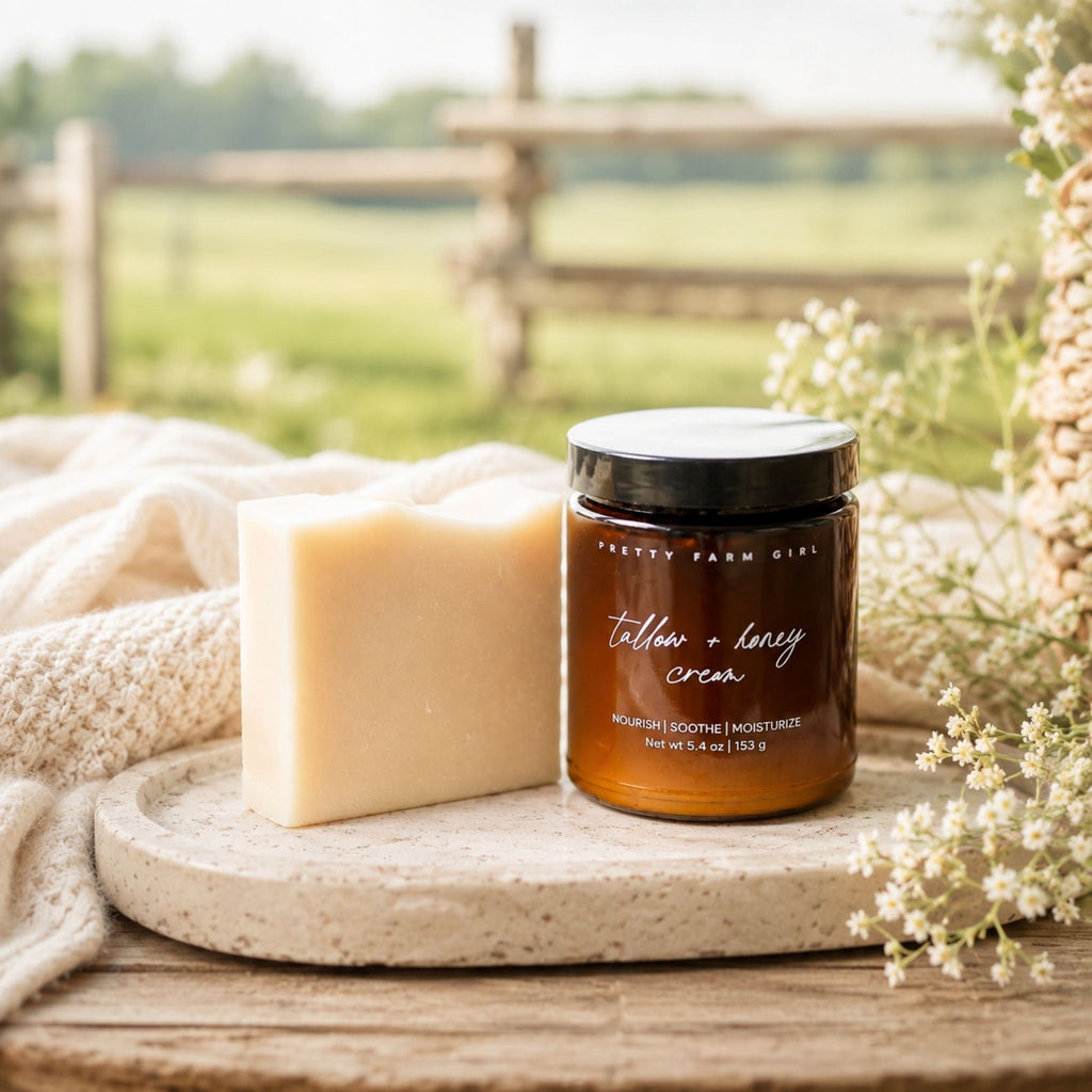 Gentle Care Duo — Tallow Body Butter & Buttermilk Soap