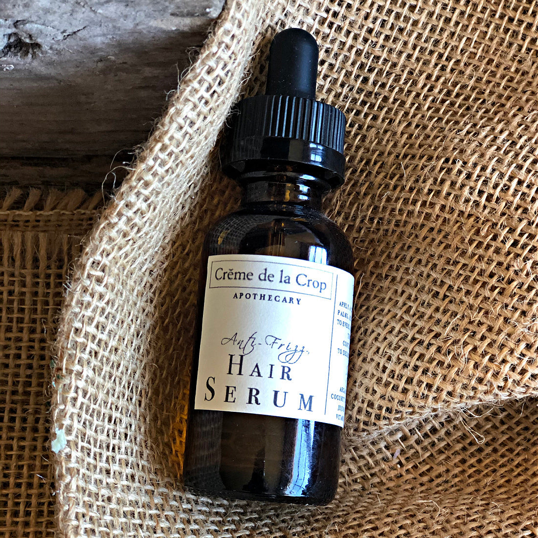Creme de la Crop Anti Frizz Hair Serum Argan Oil Bergamot Geranium