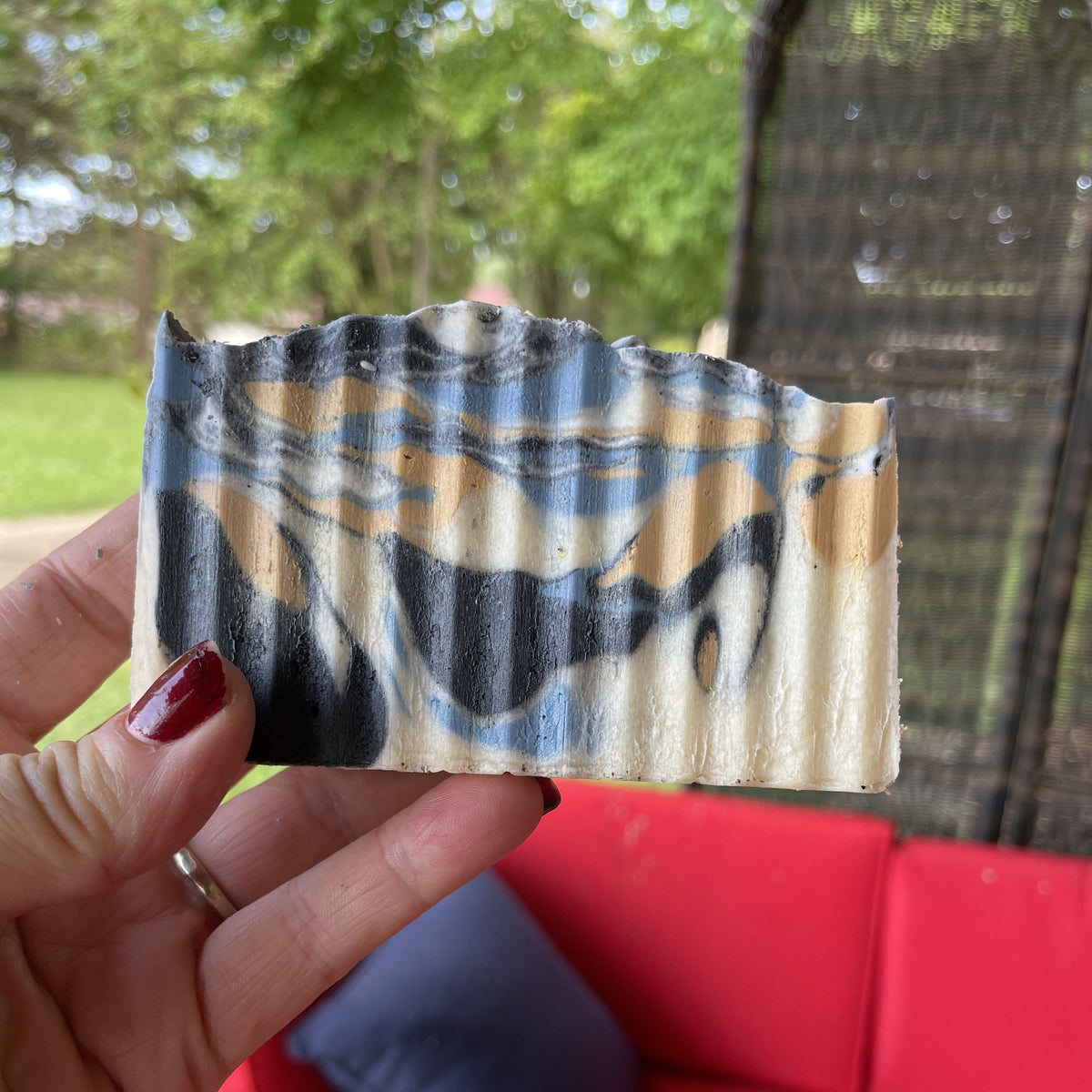 Creme de la Crop Ocean Side Exfoliating Soap Bar Jasmine Sea Salt Scent