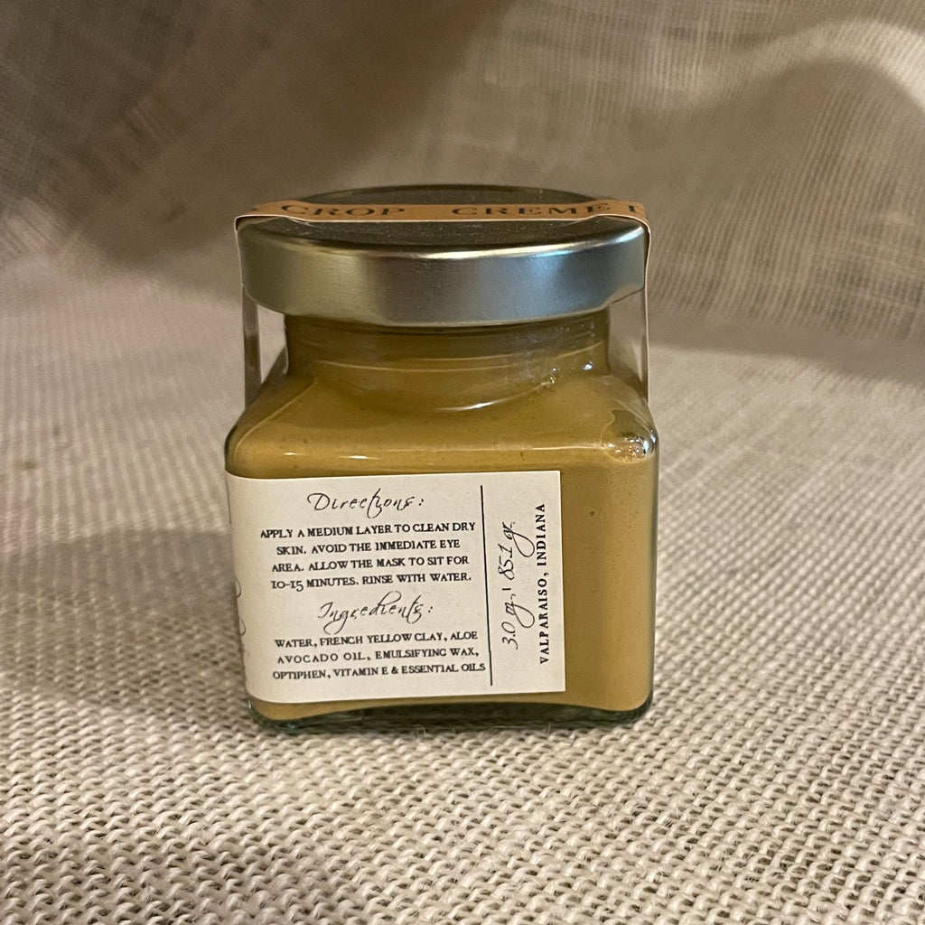 Creme de la Crop Youthful French Yellow Clay Face Mask Frankincense