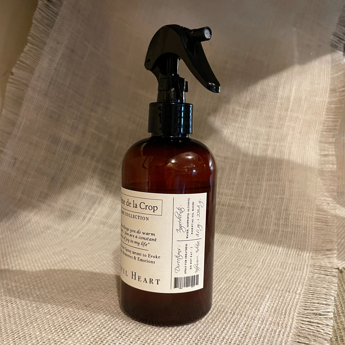 Creme de la Crop Joyful Heart Room Spray Essential Oil Blend 8 oz