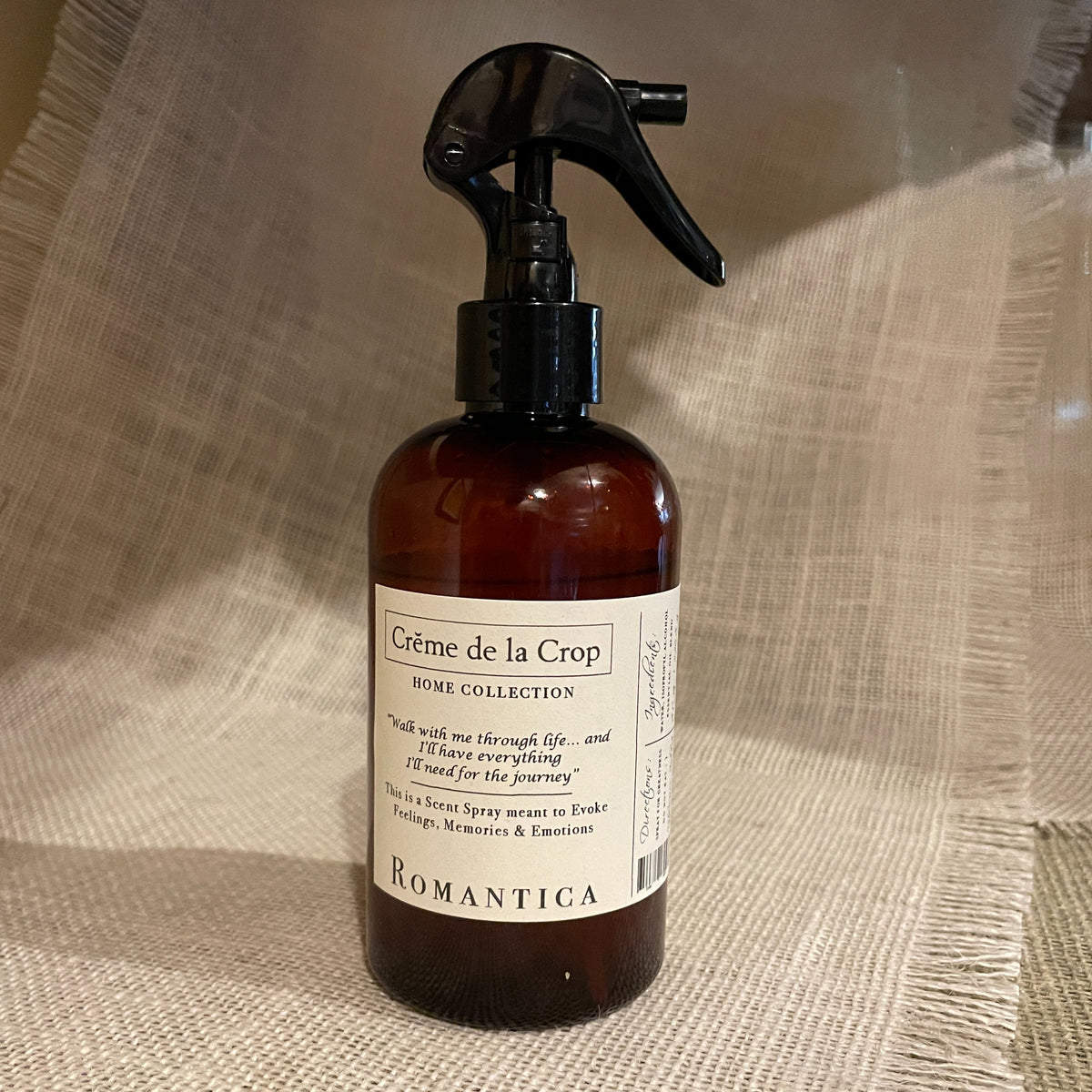 Creme de la Crop Romantica Room Spray Floral Essential Oils 8 oz