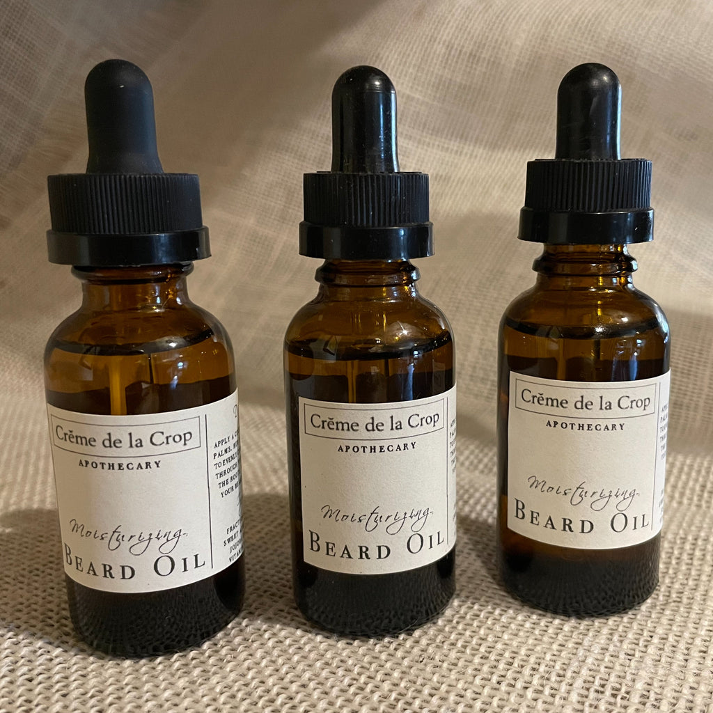 Creme de la Crop Beard Oil Argan Jojoba Moisturizing Beard Mustache
