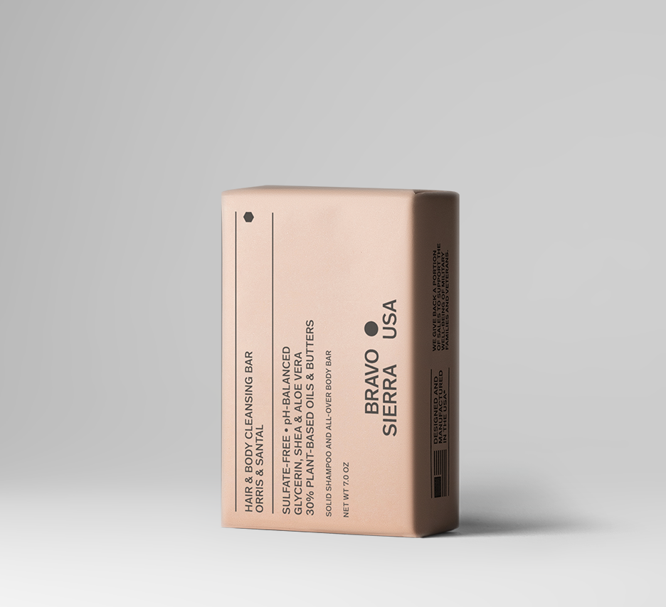 Bravo Sierra Hair & Body Cleansing Bar — 7 oz