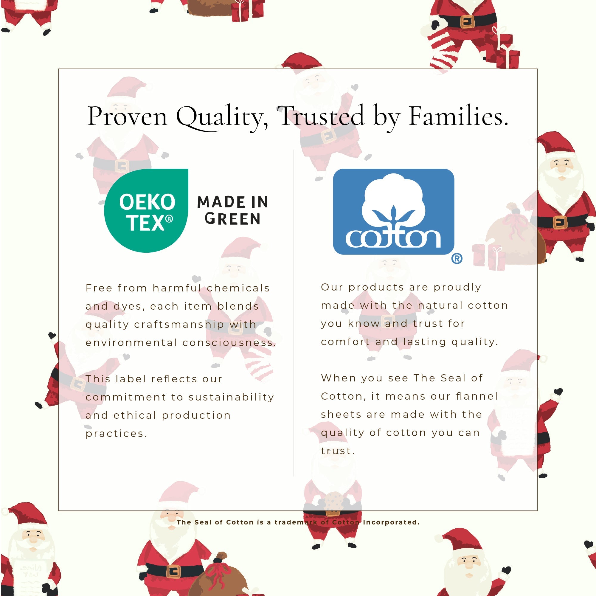 Turkish Cotton Christmas Flannel Sheet Set - Whittaker Collection