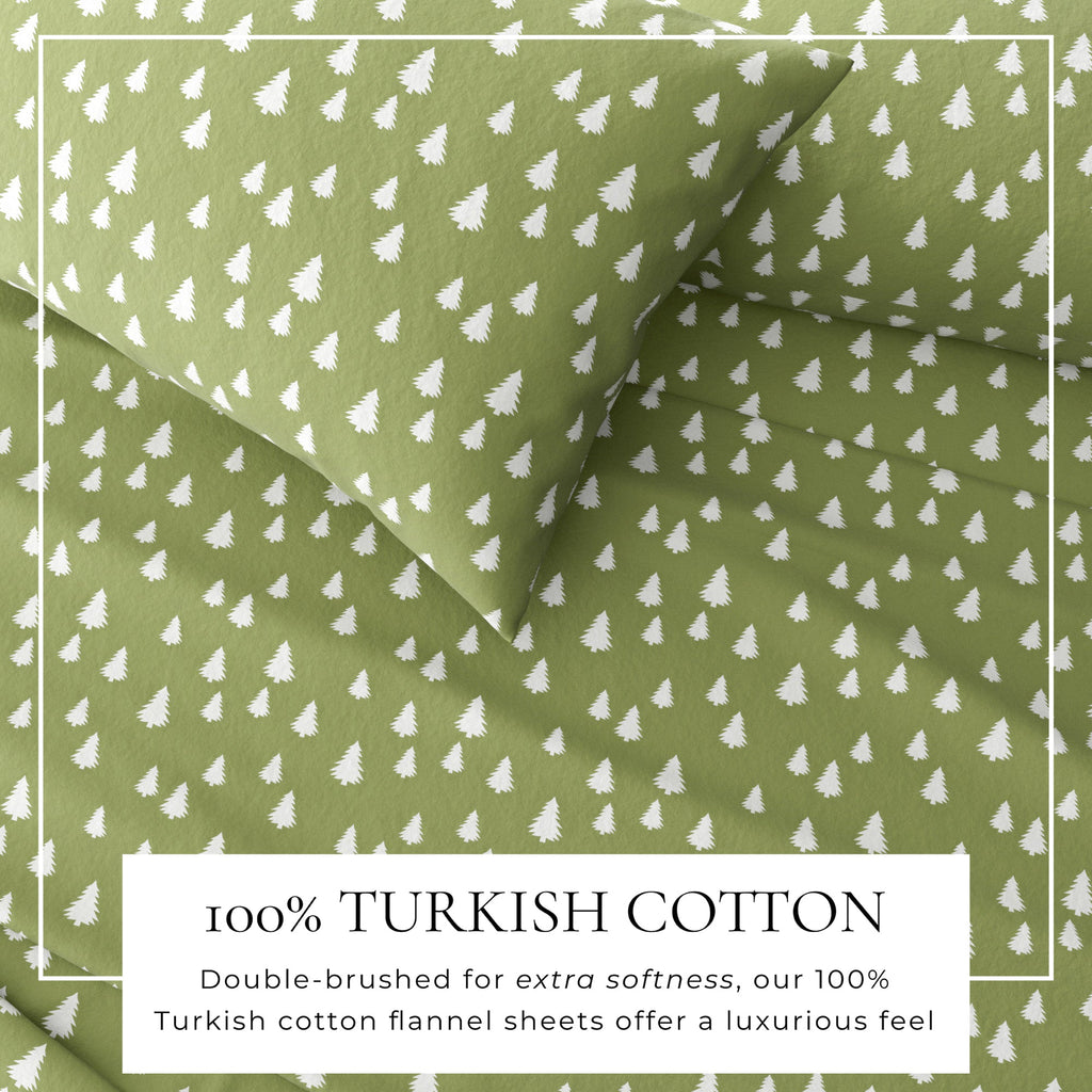 Turkish Cotton Flannel Sheet - Lakeview Collection