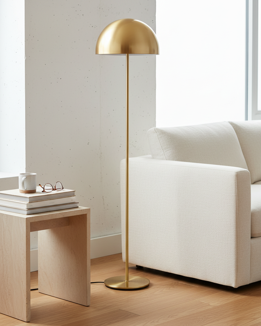 Ono Floor Lamp Chrome