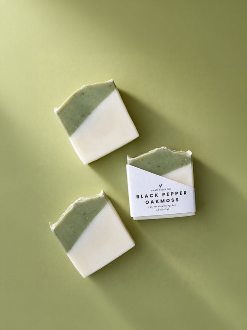 Black Pepper Oakmoss Tallow Soap