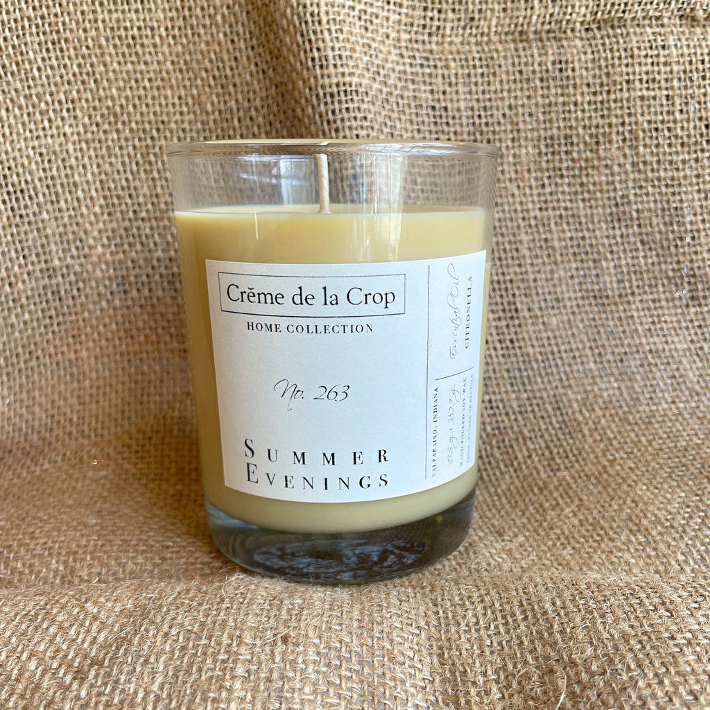 Creme de la Crop Summer Evenings Citronella Soy Candle 13.5 oz