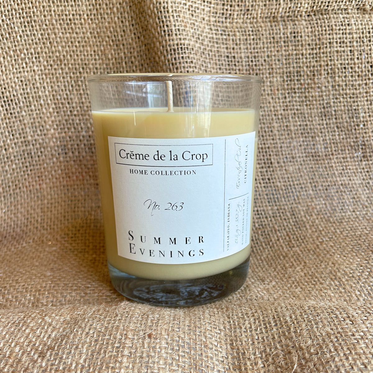 Creme de la Crop Summer Evenings Citronella Soy Candle 13.5 oz