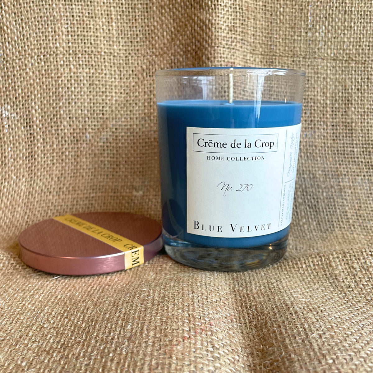 Creme de la Crop Blue Velvet Vetiver Musk Soy Candle 13.5 oz