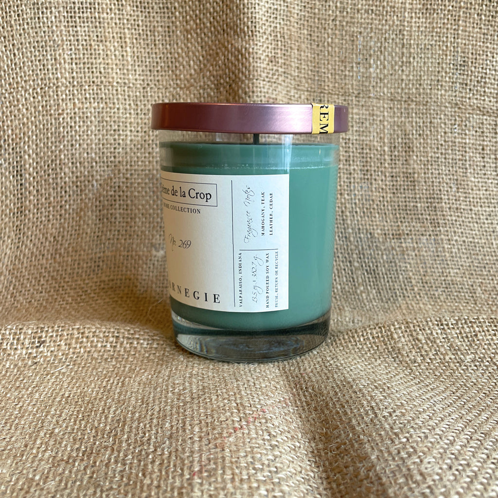 Creme de la Crop Carnegie Mahogany Teak Soy Candle 13.5 oz