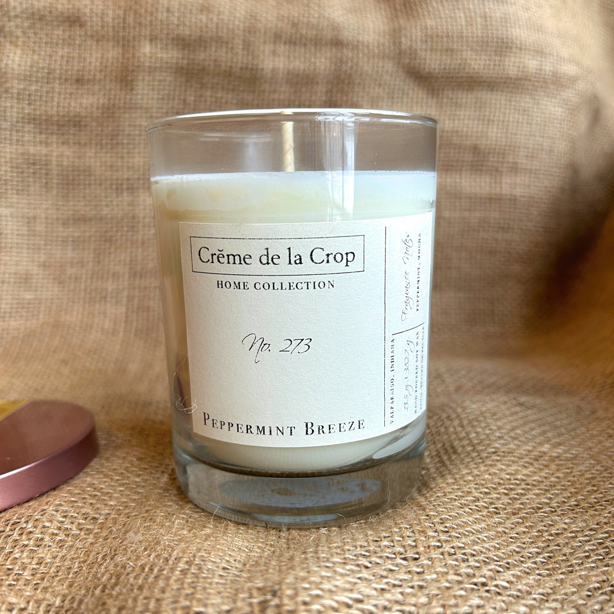 Creme de la Crop Peppermint Breeze Mocha Soy Candle 13.5 oz
