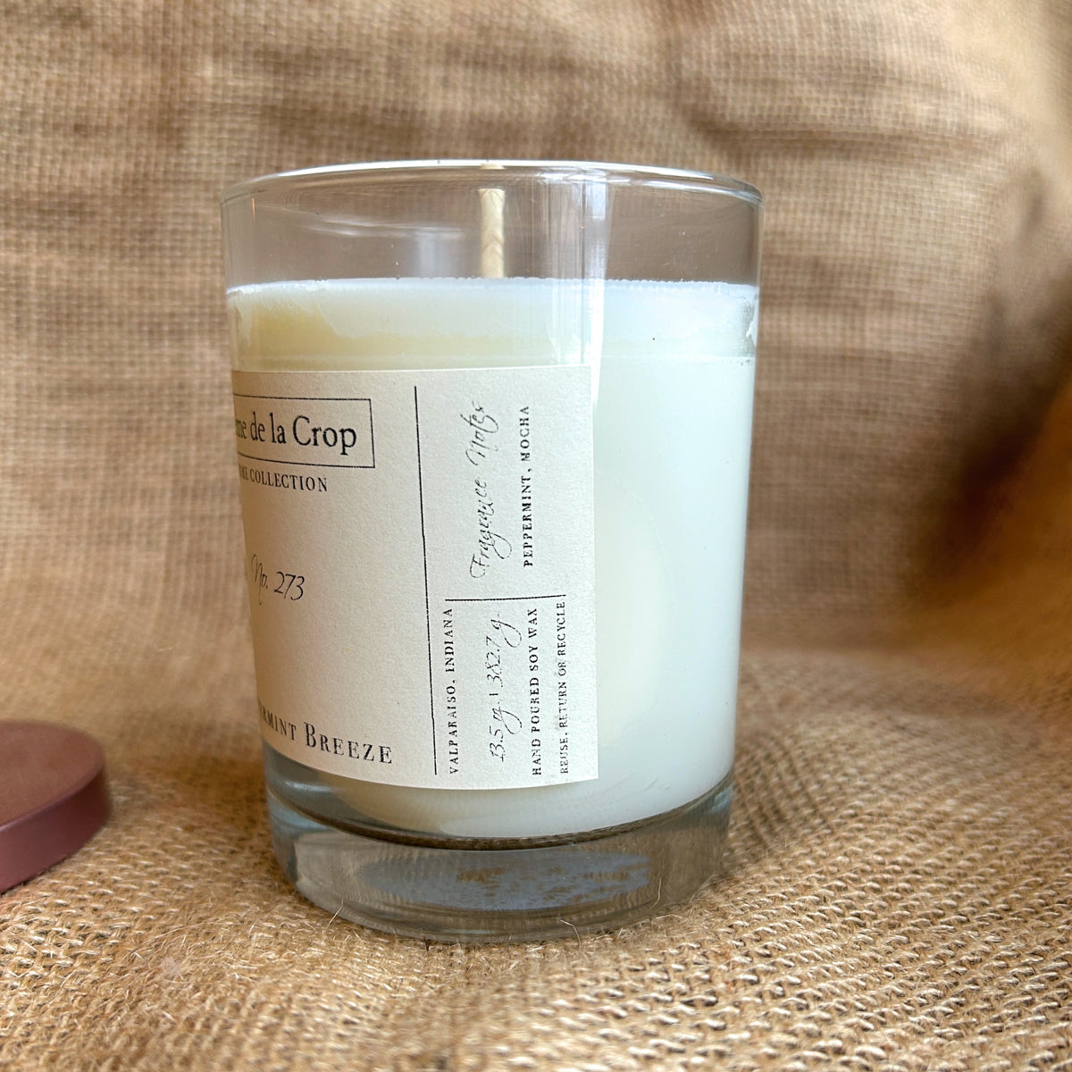 Creme de la Crop Peppermint Breeze Mocha Soy Candle 13.5 oz