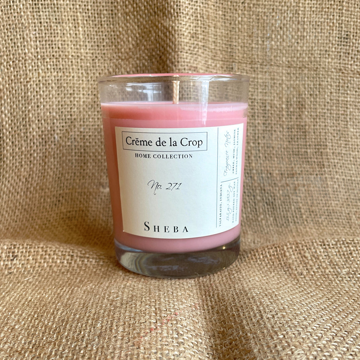Creme de la Crop Sheba Amber Musk Soy Candle 13.5 oz