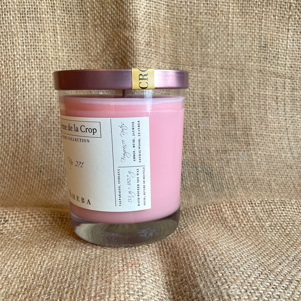 Creme de la Crop Sheba Amber Musk Soy Candle 13.5 oz