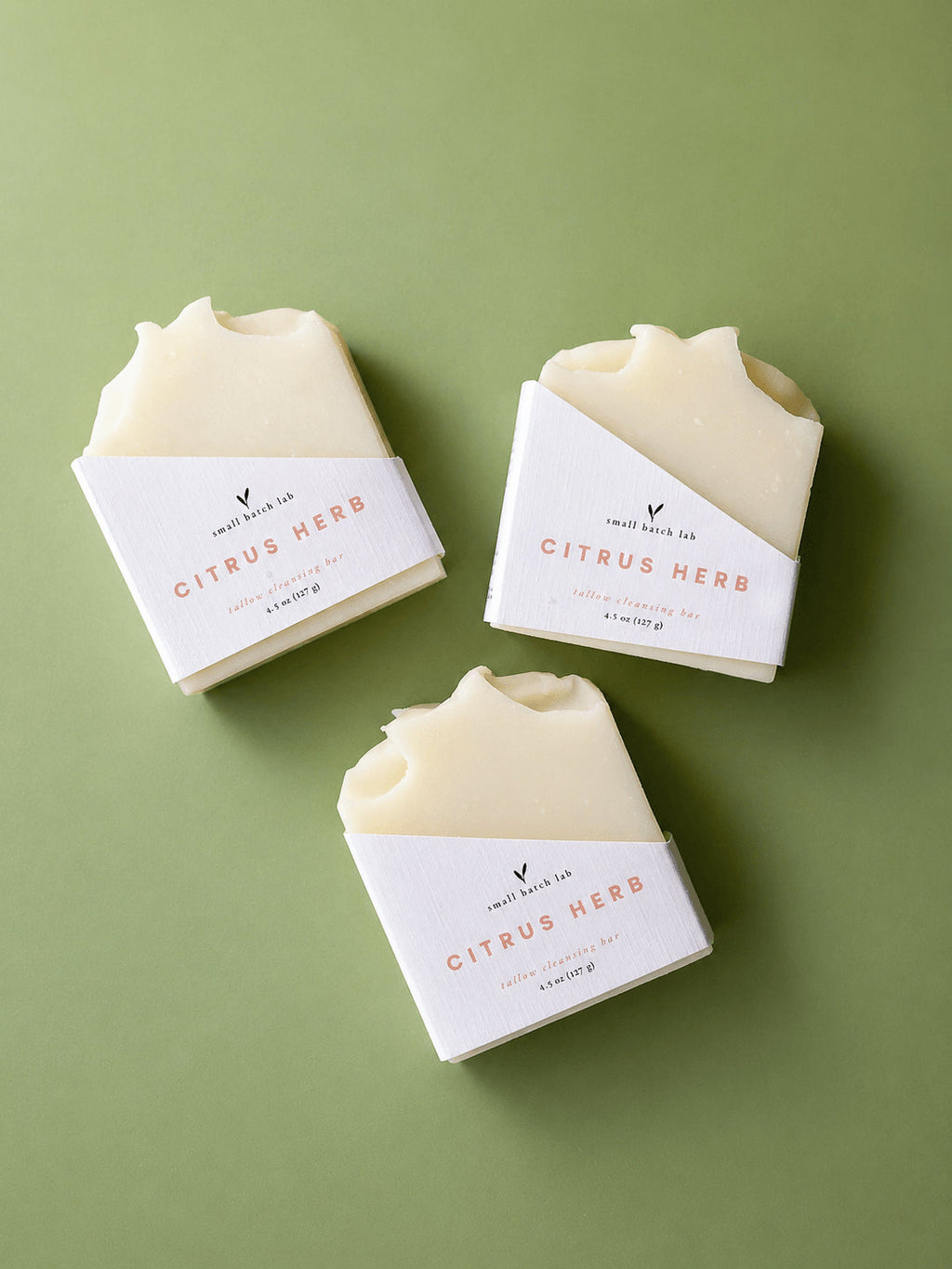 Citrus Herb Tallow Cleansing Bar