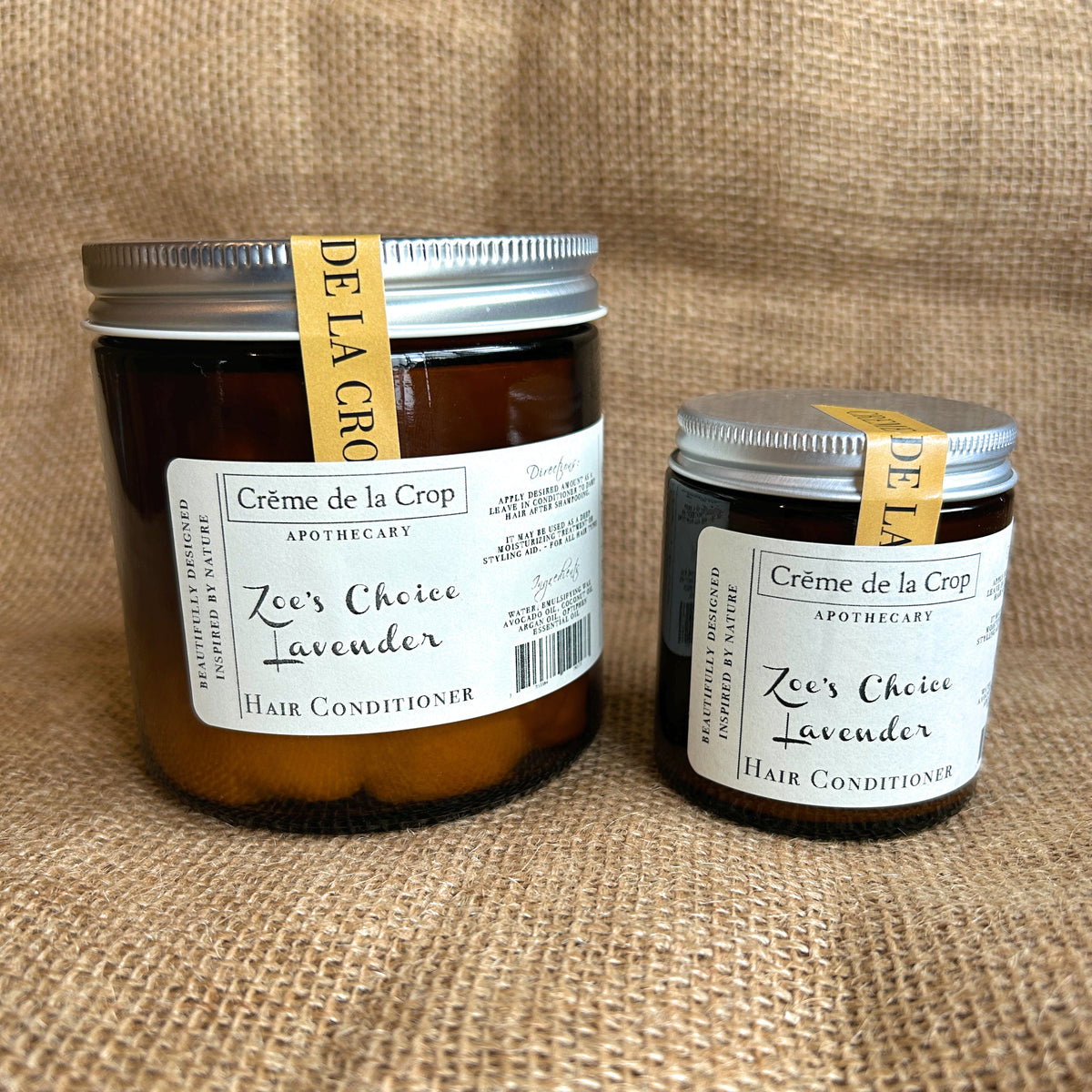 Creme de la Crop Zoe's Choice Lavender Hair Conditioner Argan Oil