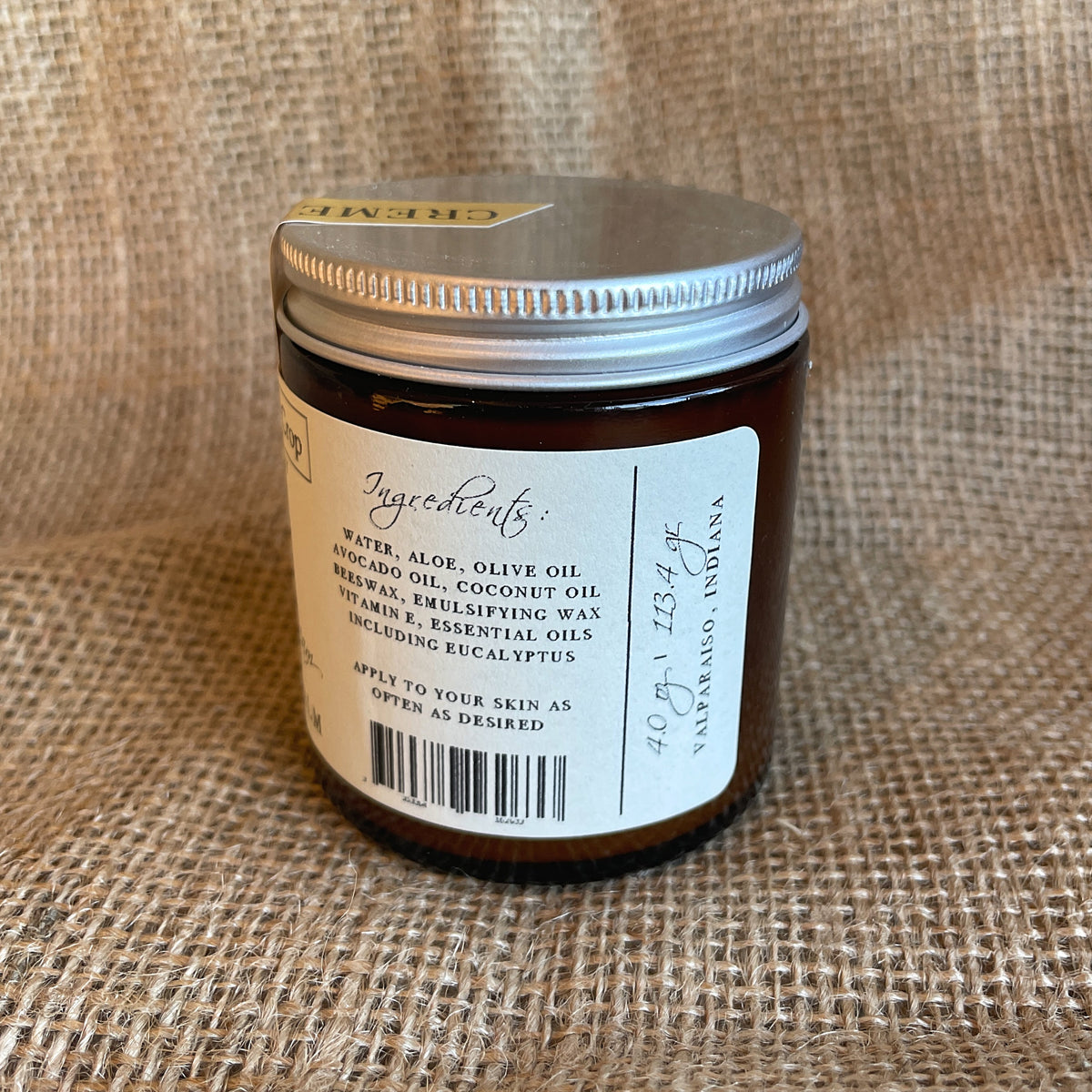 Creme de la Crop Nourish Skin Cream Frankincense Eucalyptus Lemongrass