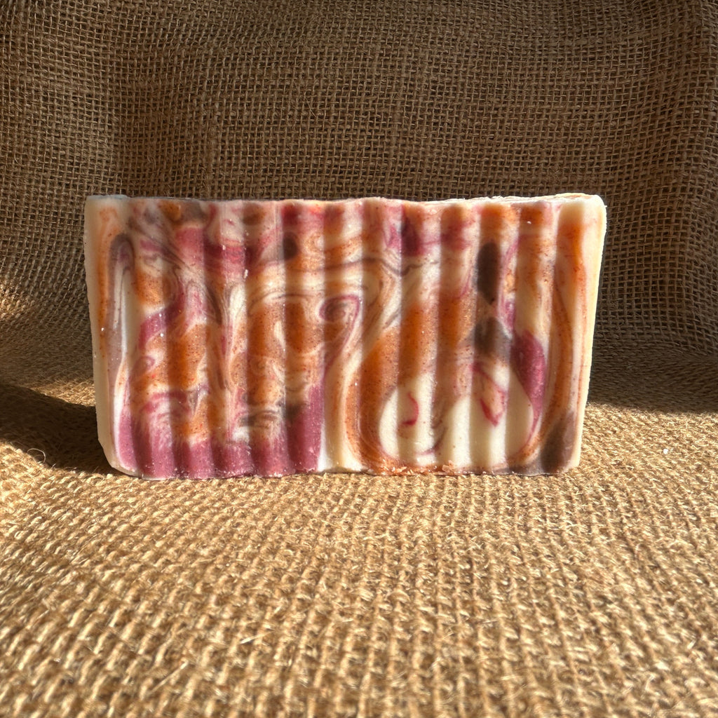 Creme de la Crop Manhattan Cherry Exfoliating Soap Bar Walnut Shell