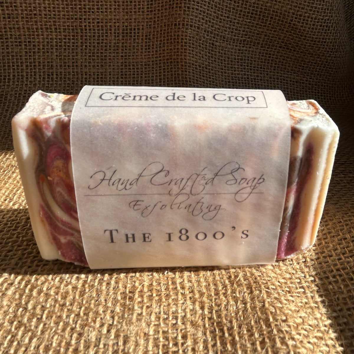 Creme de la Crop Manhattan Cherry Exfoliating Soap Bar Walnut Shell