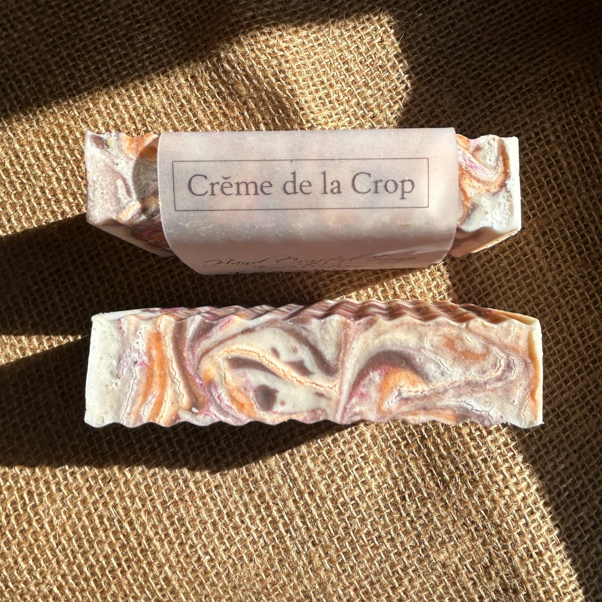 Creme de la Crop Manhattan Cherry Exfoliating Soap Bar Walnut Shell