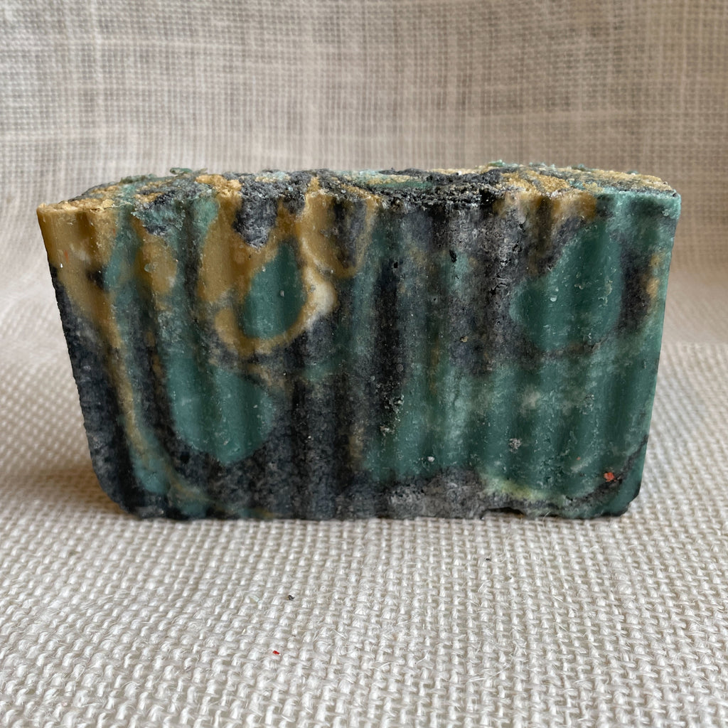 Creme de la Crop Patchouli Charcoal Goat Milk Soap Bar Handmade