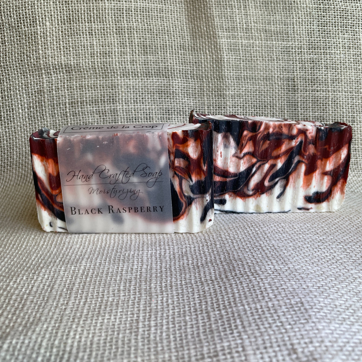Creme de la Crop Black Raspberry Handmade Soap Bar Vanilla Scent