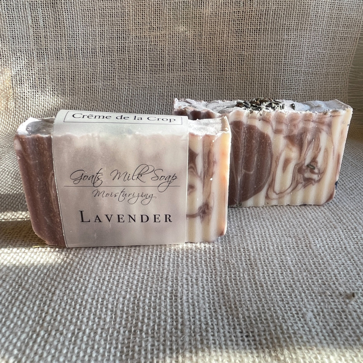 Creme de la Crop Lavender Goat Milk Soap Bar Olive Coconut Oil